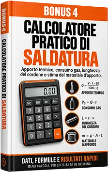 Copertina del Bonus 4: Calcolatore Pratico di Saldatura